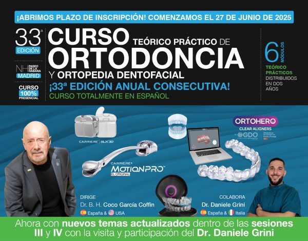 Curso Teórico Práctico de Ortodoncia y Ortopedia Dentofacial (Reserva Plaza)