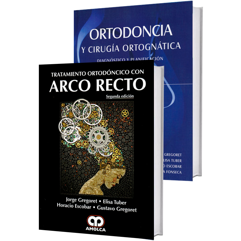 Pack Ortodoncia y Cirugia Ortognatica: Diagnostico y Planificacion +  Tratamiento Ortodoncico Con Arco Recto 2Ed - Gregoret / Tuber / Escobar -  Online Orthodontics Academy